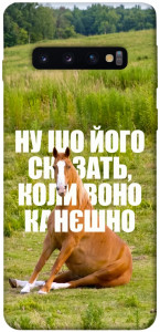 Чехол Horse sitting для Galaxy S10 (2019)