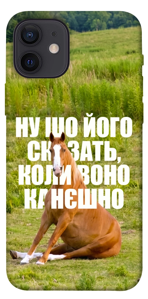 Чехол Horse sitting для iPhone 12