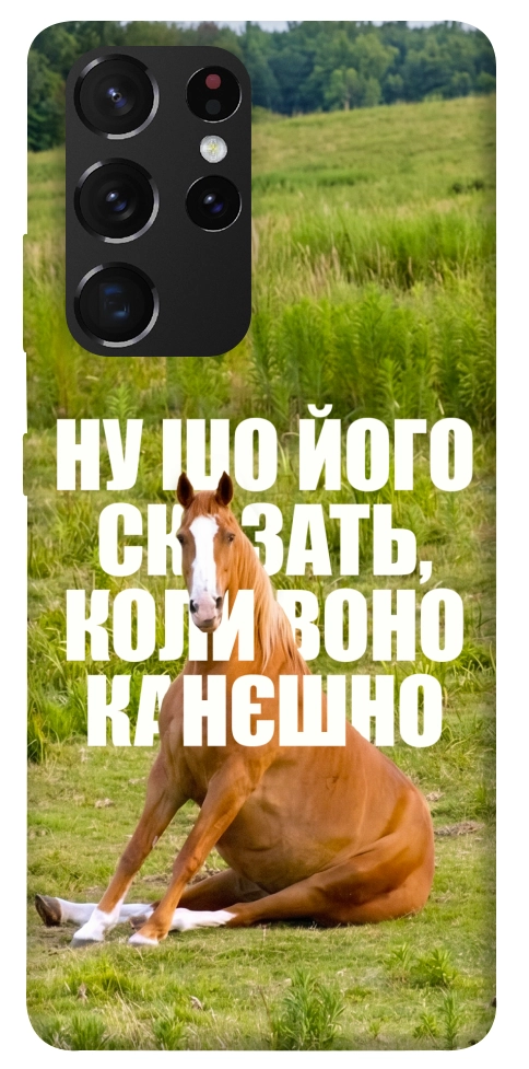Чохол Horse sitting для Galaxy S21 Ultra