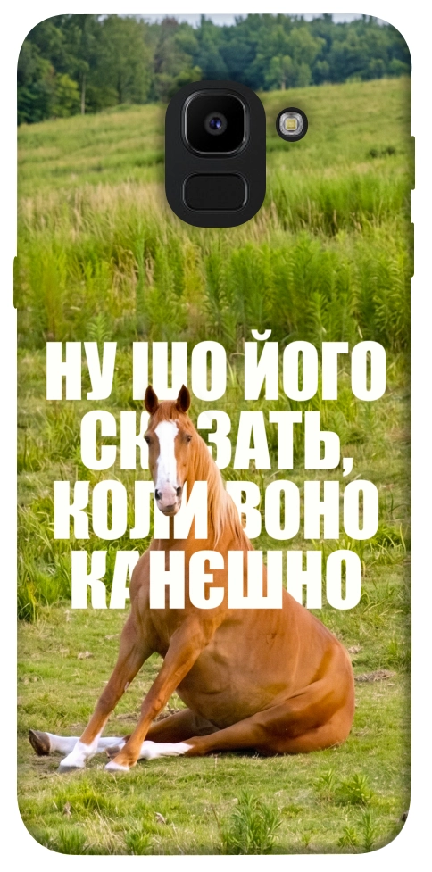 Чехол Horse sitting для Galaxy J6 (2018)