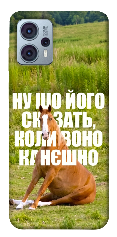 Чохол Horse sitting для Motorola Moto G23