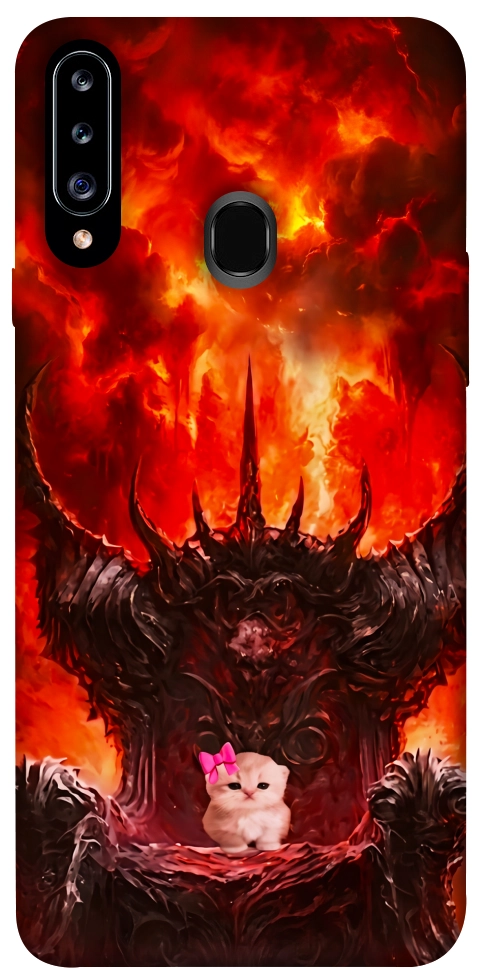 Чехол Kitty hell для Galaxy A20s (2019)