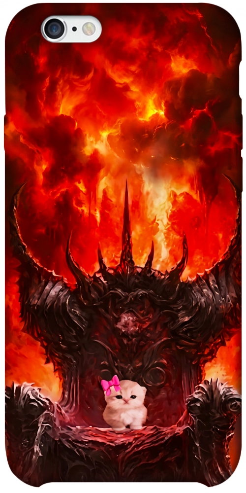 Чохол Kitty hell для iPhone 6S Plus