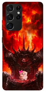 Чохол Kitty hell для Galaxy S21 Ultra