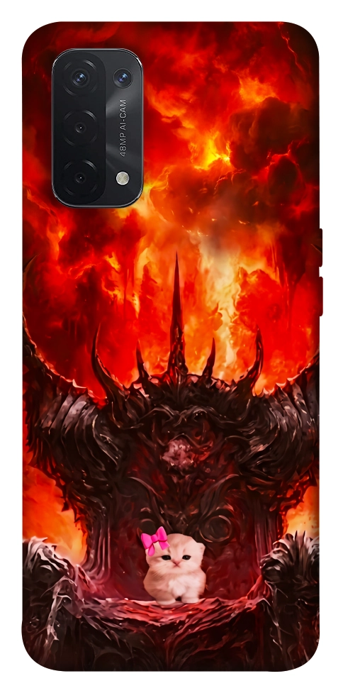 Чохол Kitty hell для Oppo A74 5G