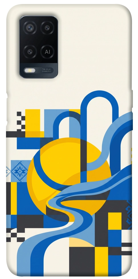 Чехол Abstract mood для Oppo A54 4G