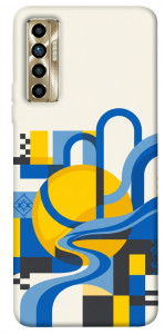 Чехол Abstract mood для TECNO Camon 17P