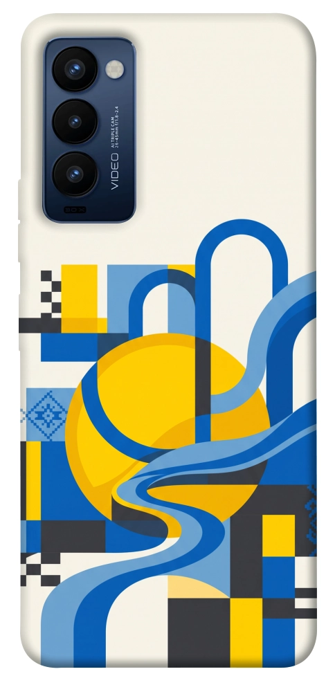 Чехол Abstract mood для TECNO Camon 18