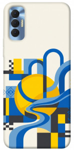 Чехол Abstract mood для TECNO Spark 8P