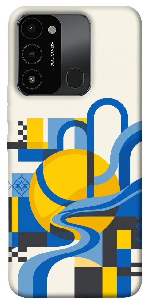 Чехол Abstract mood для TECNO Spark 8C