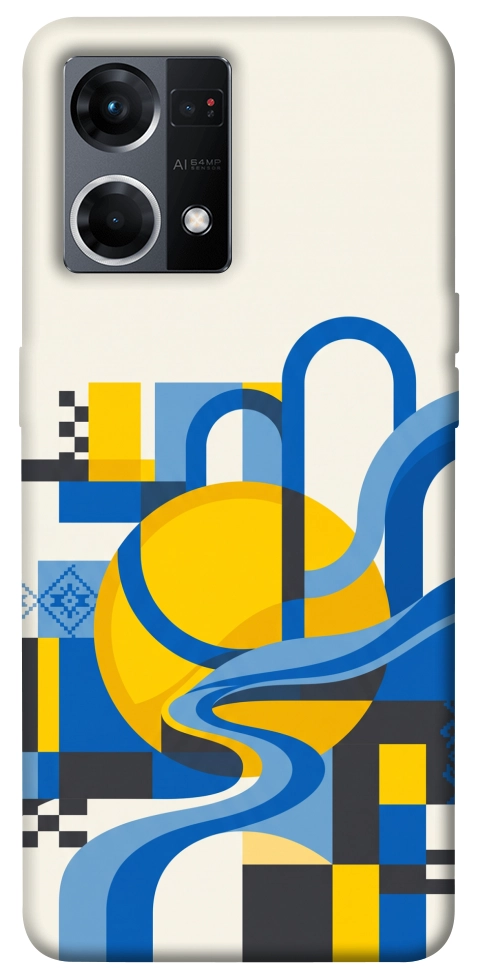 Чехол Abstract mood для Oppo Reno 7 4G
