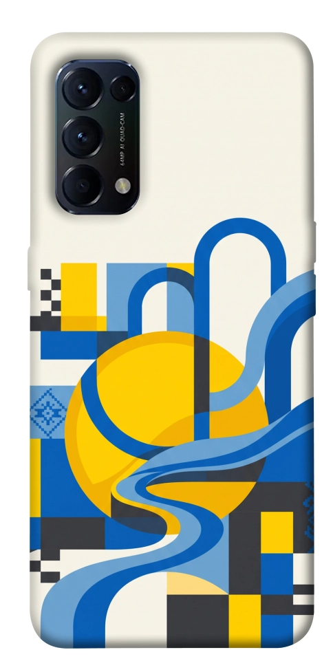 Чохол Abstract mood для Oppo Reno 5 4G