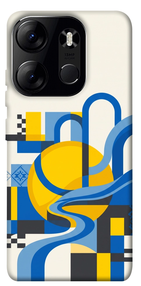 Чехол Abstract mood для Tecno Spark Go 2023