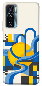 Чехол Abstract mood для TECNO Camon 17 Pro