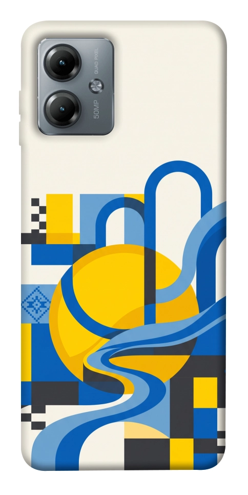 Чехол Abstract mood для Motorola Moto G14