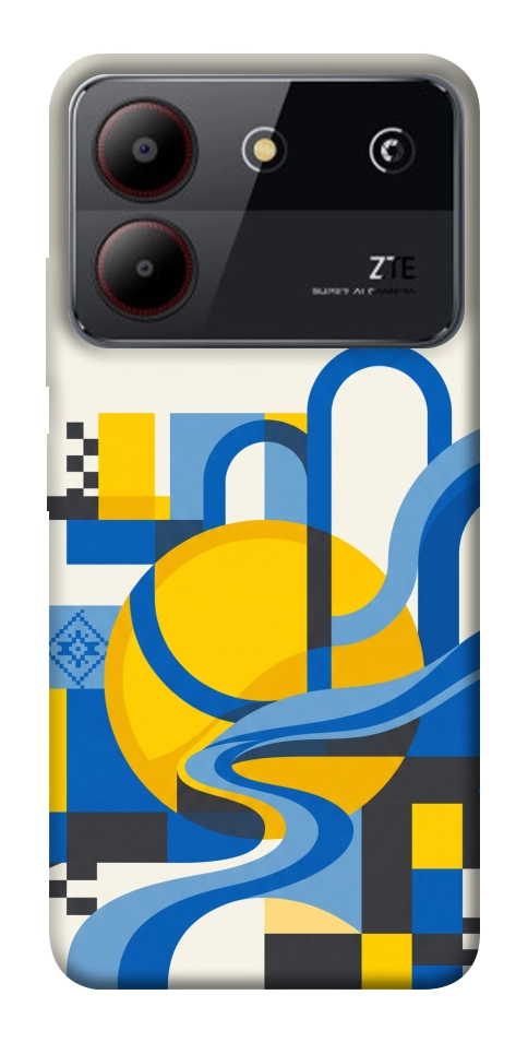 Чехол Abstract mood для ZTE Blade A54 4G