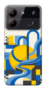 Чехол Abstract mood для ZTE Blade A54 4G