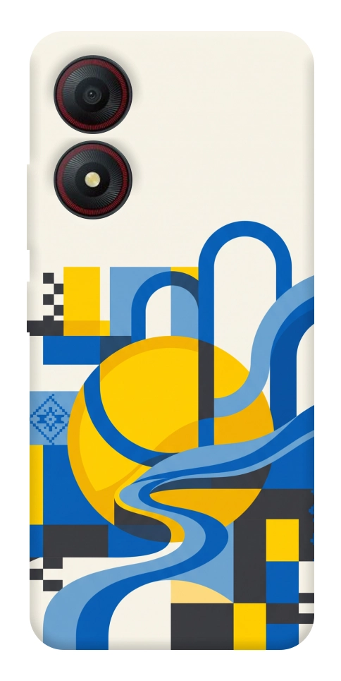 Чехол Abstract mood для ZTE Blade A34 4G