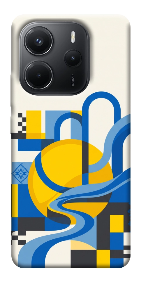 Чехол Abstract mood для Xiaomi Redmi Note 14 4G (Int. version)