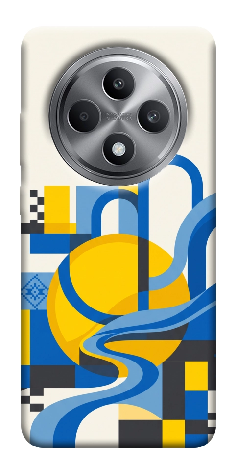 Чехол Abstract mood для Oppo Reno 12 F 4G