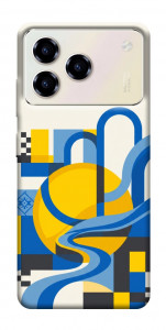 Чехол Abstract mood для ZTE Blade A76 4G