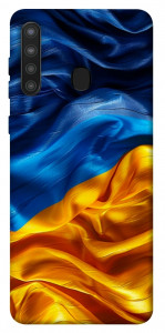 Чехол Flag material для Galaxy A21