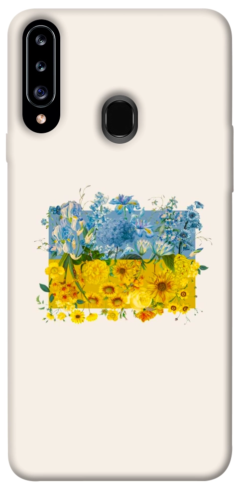 Чехол Flower flag для Galaxy A20s (2019)