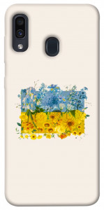 Чехол Flower flag для Samsung Galaxy A20 A205F