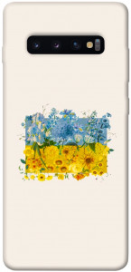 Чехол Flower flag для Galaxy S10 Plus (2019)