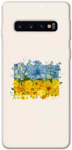 Чехол Flower flag для Galaxy S10 (2019)