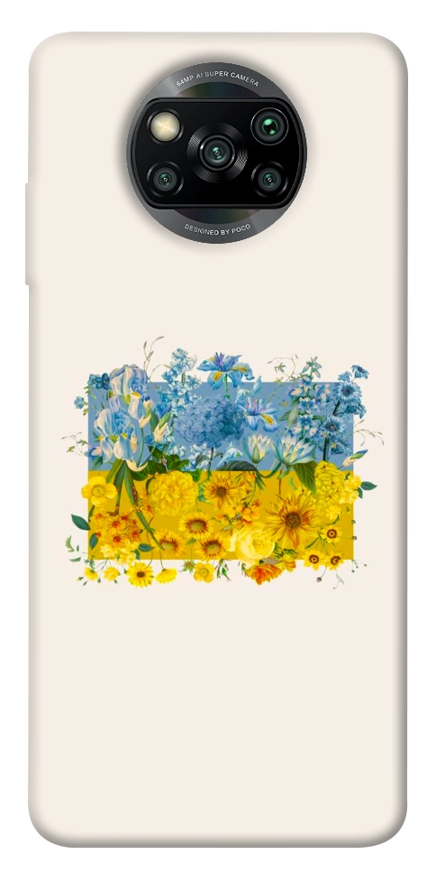 Чехол Flower flag для Xiaomi Poco X3 NFC