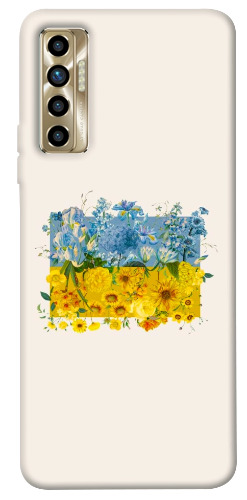 Чехол Flower flag для TECNO Camon 17P