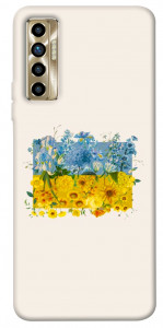Чехол Flower flag для TECNO Camon 17P
