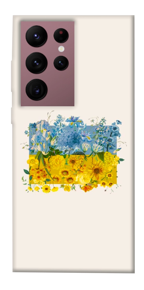 Чехол Flower flag для Galaxy S22 Ultra