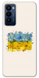 Чехол Flower flag для Tecno Camon 18 P