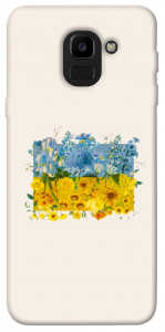 Чехол Flower flag для Galaxy J6 (2018)