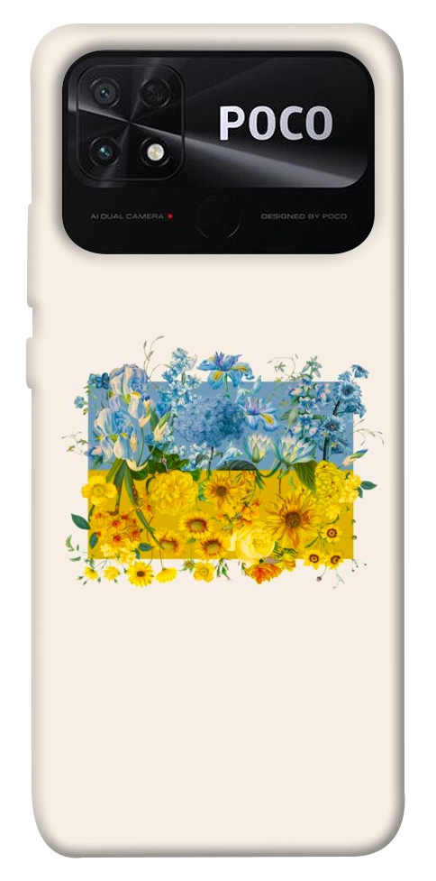Чехол Flower flag для Xiaomi Poco C40