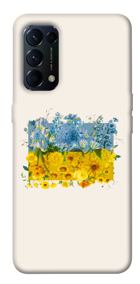 Чехол Flower flag для Oppo Reno 5 4G