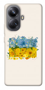 Чехол Flower flag для Realme 10 Pro+