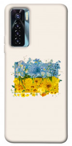 Чехол Flower flag для TECNO Camon 17 Pro