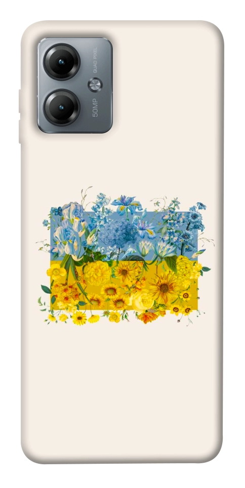 Чехол Flower flag для Motorola Moto G14