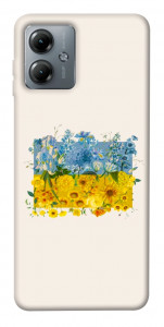 Чехол Flower flag для Motorola Moto G14