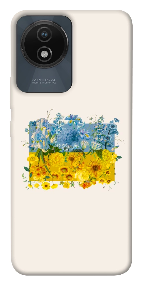Чехол Flower flag для Vivo Y02