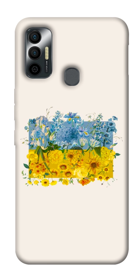 Чехол Flower flag для TECNO Spark 7
