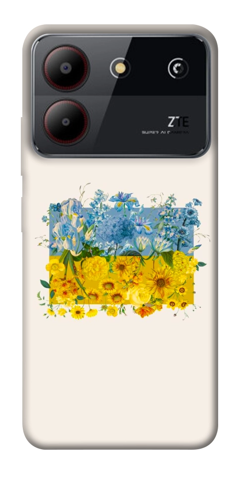 Чехол Flower flag для ZTE Blade A54 4G