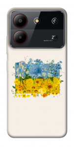 Чехол Flower flag для ZTE Blade A54 4G