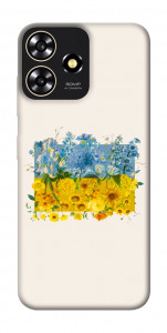 Чехол Flower flag для ZTE Blade A73 4G