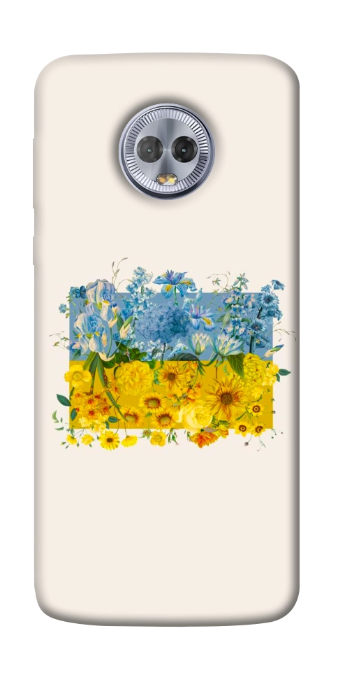 Чехол Flower flag для Motorola Moto G6 Plus