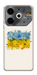 Чехол Flower flag для TECNO Pova 6 Neo (LI6)