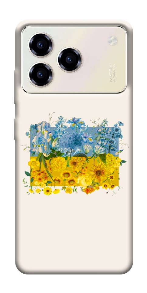 Чехол Flower flag для ZTE Blade A76 4G